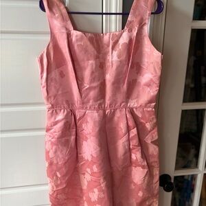 True vintage  Floral Jacquard Party Dress